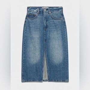 Aritzia Denim Forum The '90s Halle Denim Skirt
